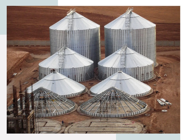 Строительство зерновых силосов в Электростали