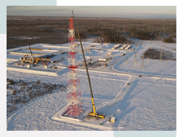 Мачты связи в Электростали