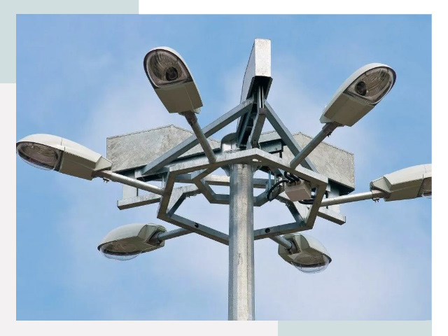 Монтаж осветительных мачт в Электростали