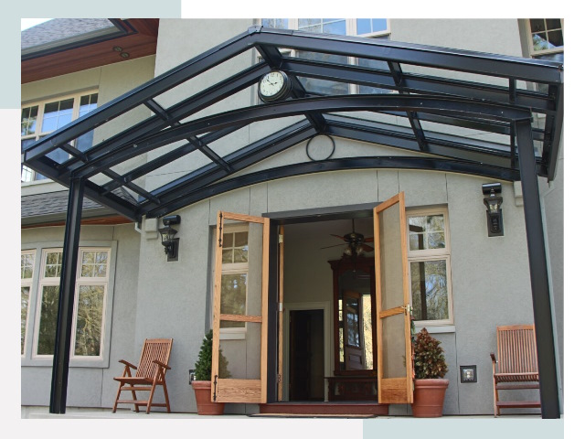 Козырьки металлические в Электростали