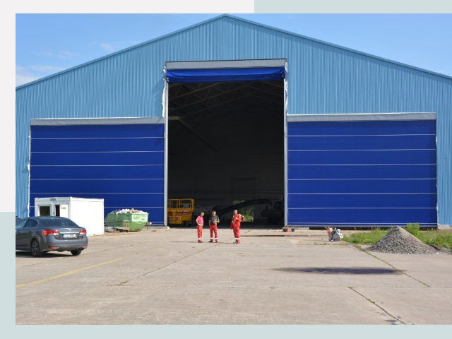 Ангарные ворота в Электросталь от СтальСтрой-Элк по цене 608 руб.