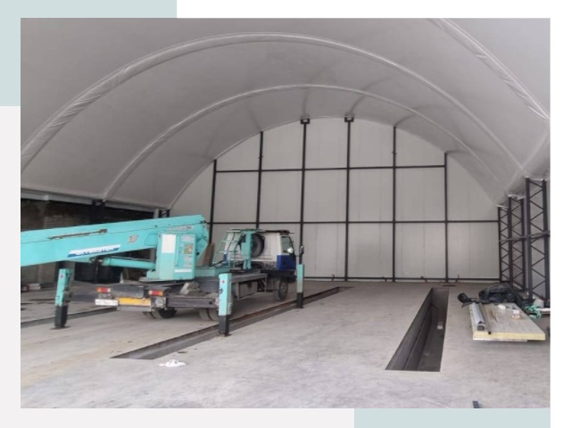 Внутреннее оснащение ангаров в Электростали