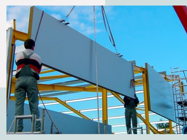 Монтаж сэндвич-панелей в Электростали от 608 руб.