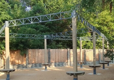 Терраса из металлоконструкций под ключ, проектирование, изготовление и монтаж от СтальСтрой-Элк